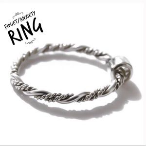 925 Silver Fidget / Anxiety Spinner Ring
